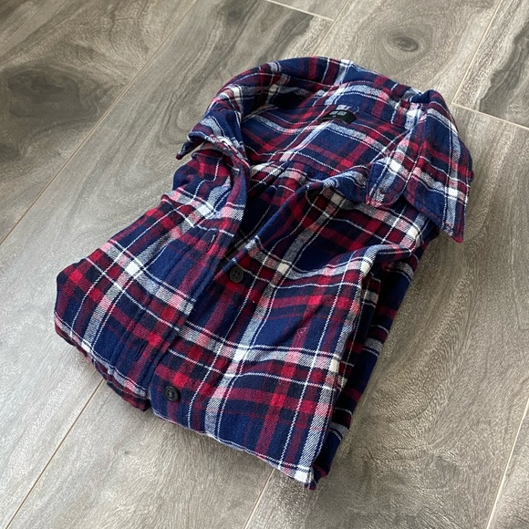 Women’s Uniqlo flannel - blue, red, white - Picture 6 of 10